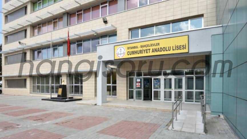Bahçelievler Cumhuriyet Anadolu Lisesi